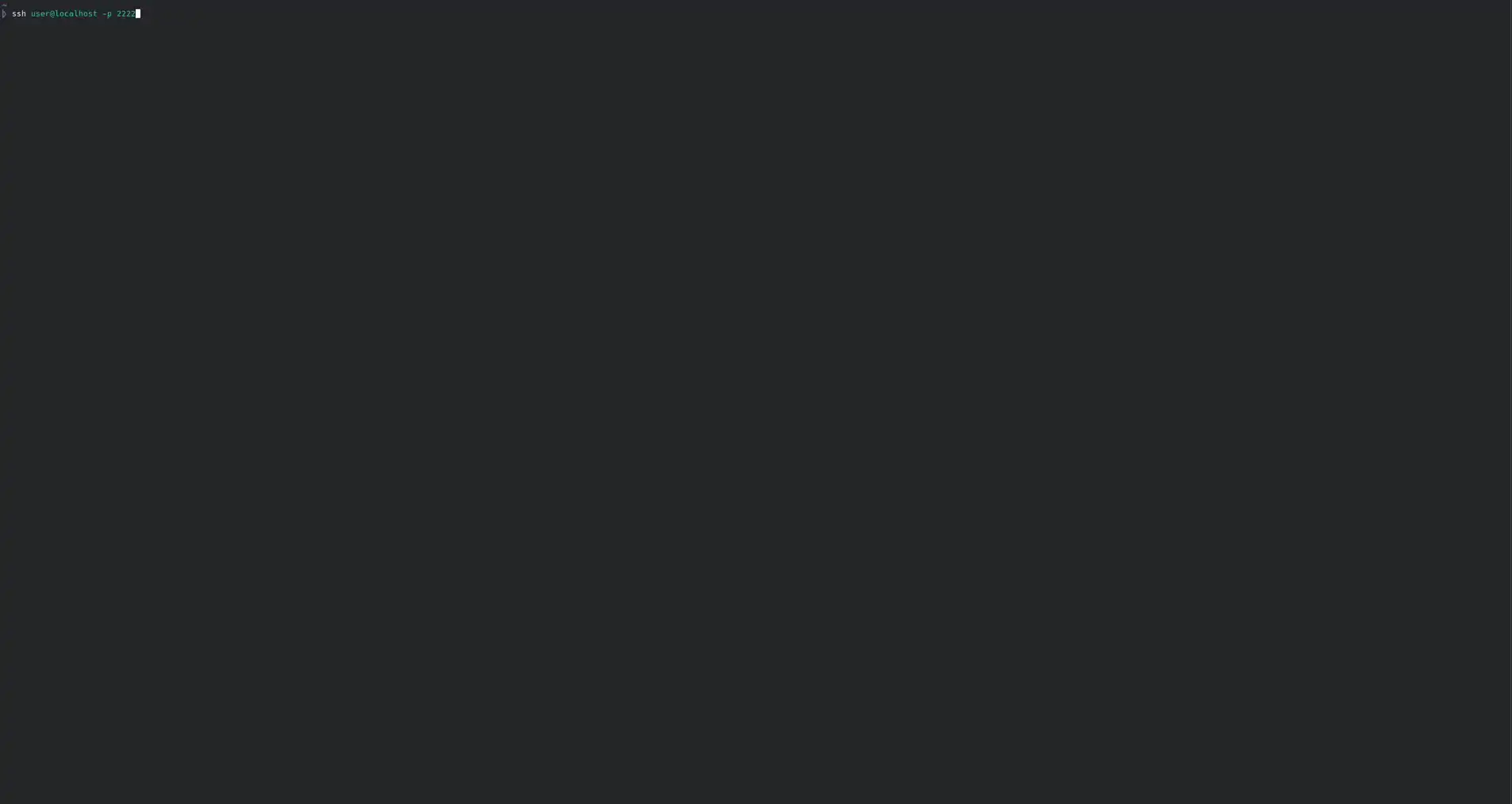 SSH Demo