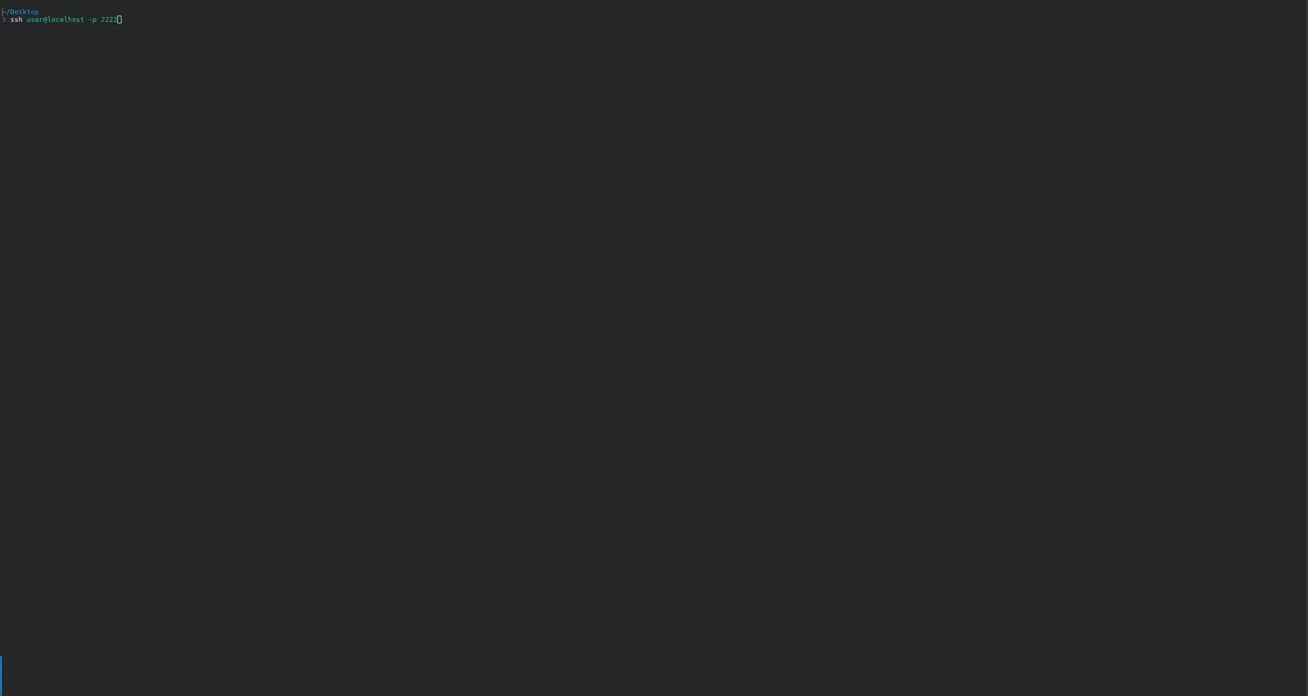 SSH Demo