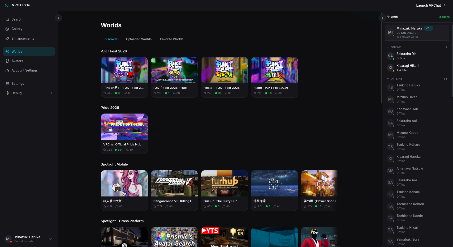 VRC Circle screenshot